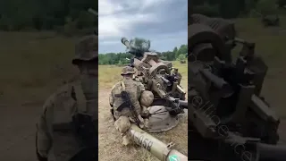 Ukraine war, L119 artillery in action in Ukraine, these are donated by the United Kingdom