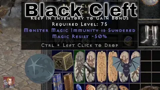 D2R Unique Items - Black Cleft (Grand Charm) 2.5 PTR Version