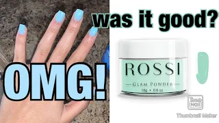 TRYING ROSSI DIP POWDER FOR THE FIRST TIME!