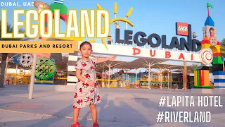 LEGOLAND Dubai Adventure  | Lapita Dubai Parks and Resorts Hotel Tour | Riverland  | Dubai, UAE