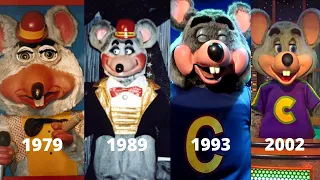 Evolution of Chuck E. Cheese's Animatronic Show Stages