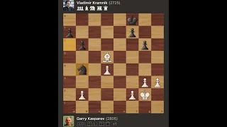 Garry Kasparov vs Vladimir Kramnik | Intel Chess Grandprix - Blitz, 1994