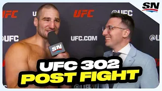 UFC 302 Post-Fight Exclusives - Sean Strickland Kevin Holland And More