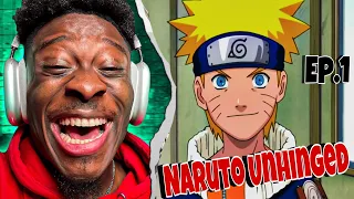 First Time Reacting To Naruto Unhinged, Episode 1: “The Meeting”