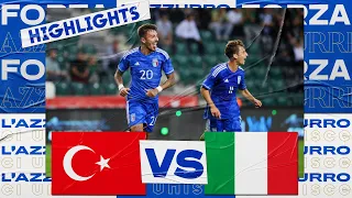 Highlights: Turchia-Italia 0-2 | Under 21 | Qualificazioni U21 EURO 2025