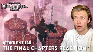 THE RUMBLING BEGINS!! Attack on Titan The Final Chapters (1 & 2) | Reaction!