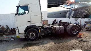 How to repair a broken Chassis and rebuild  of Volvo Truck