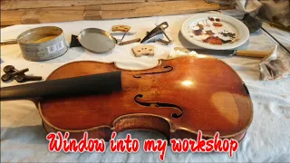 Restoring a 170 year old French violin episode 1.