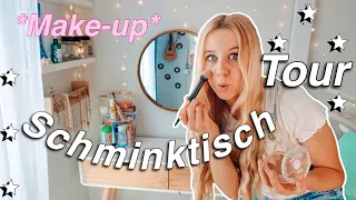 SCHMINKTISCH ROOMTOUR  💄MAKE-UP AUFBEWAHRUNG & ORDNUNG | MaVie