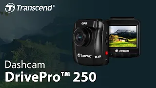 Transcend DrivePro 250 dashcam - Built for life.