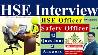 Hse Officer interview questions and answers part 1 | Safety officer interview questions and  answers