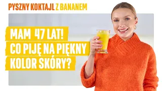 Bomba witaminowa na piękną skórę i odporność. KOKTAJL z BANANEM na śniadanie.