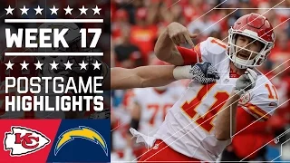 Chiefs vs. Chargers | NFL Week 17 Game Highlights