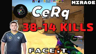 CSGO POV Evil Geniuses CeRq (38-14) Mirage 𝙒𝙞𝙣 (16-10) / Faceit 20.11.22