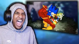 Sonic vs Flash Rewind Rumble Movie Reaction