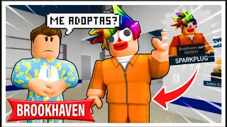 SOY ADOPTADO POR EL CRIMINAL MÁS BUSCADO de BROOKHAVEN - Roblox YoSoyLoki