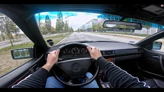 1993 Mercedes W124 Coupe Sportline - 220CE - POV Drive 4K