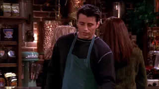 Friends -HD   Joey Works At Central Perk
