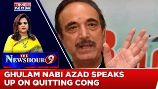 Ghulam Nabi Azad Exclusive Interview On Times Network; Opens Up On Quitting Congress | NewsHour