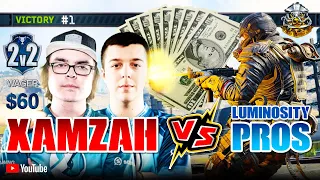 XAMZAH VS. LUMINOSITY GAMING CWL PRO'S | BLACKOUT 2V2 WAGER | CALL OF DUTY: BLACK OPS 4