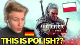 REACTION to The WITCHER 3 TRAILER -  FIRST TIME