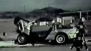 DeLorean DMC-12 40mph Crash Test