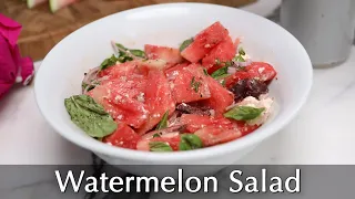 Watermelon Salad ~ Dinner Party Tonight