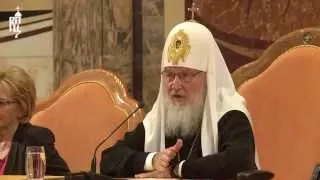 Патриарх Кирилл ответил на вопросы участников V Общецерковного съезда по социальному служению