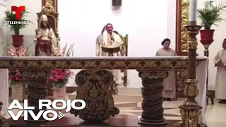 Captan a un sacerdote lanzando maldiciones a jóvenes que bailaban cerca de su iglesia