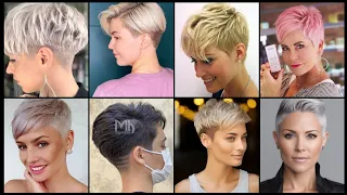 How to Creat and Style An Short Hairstyles For Women#pixiecut #trendingvideo