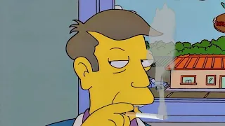 Steamed hams but Skinner won't stop smoking and Chalmers gets mad and fires him