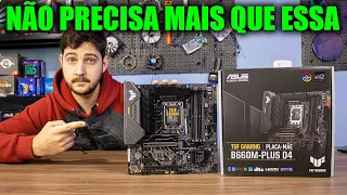 UMA PLACA MÃE IDEAL PRA CPU INTEL, NÃO PRECISA MAIS QUE ISSO