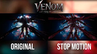 Comparative Venom Let There Be Carnage Stop Motion vs Original Trailer