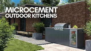 Bespoke Microcement Outdoor Kitchens by BespokeCrete