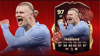 FC 24: ERLING HAALAND 97 TOTS CHAMPIONS PLAYER REVIEW I FC 24 ULTIMATE TEAM