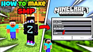 EASIEST WAY to make SMP for MINECRAFT POCKET EDITION 🤩