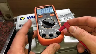 Gleichspannung (PKW Batterie) messen mit einem Multimeter Anleitung