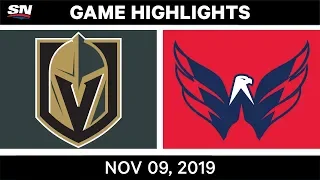 NHL Highlights | Golden Knights vs. Capitals – Nov. 9, 2019