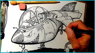 #comicsworkshop Friday #Spaceship Live-Draw