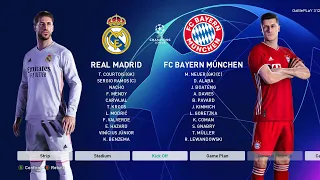 PES 2021 - Real Madrid vs Bayern Munich - UEFA Champions League UCL Gameplay