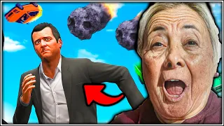 Mi Mamá Juega GTA 5 con MODS EN DIRECTO !!! 😱😱😱