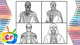 Spider-man coloring pages/Spider-man 4 versions/ Elektronomia - Sky High [NCS Release]