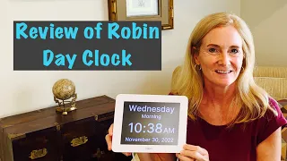 Great gift for person with dementia: review of Robin day clock