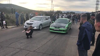 Integra b20vtec vs caldina 3s-gte