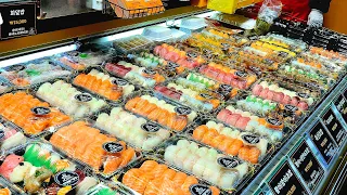 How do Korean fish markets make sushi? - Korean food