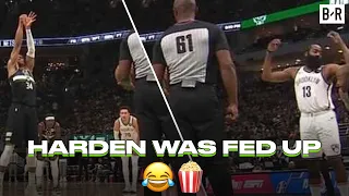 James Harden Was Over Giannis Antetokounmpo's Free Throw Routine