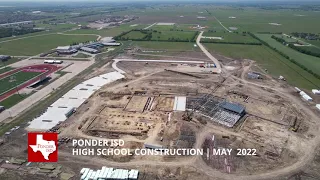 WRA Architects | Ponder ISD High School | May 2022 | Construction Update