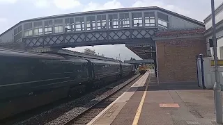 Deltic 9 heads back to Barrow hill, with tones.