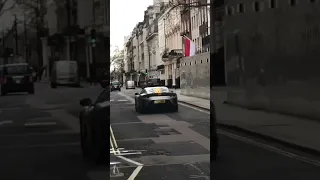 Ferrari 812 Competizione Sound and Acceleration On Street In Mayfair | Supercars In London #shorts