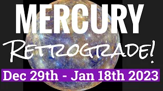 Mercury retrograde! CRAZY NEW YEAR! Dec 29th 2022 - Jan 18th 2023 ALL SIGNS (Vedic Astrology)